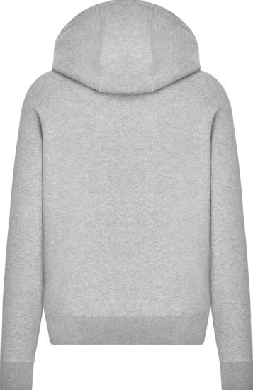 dior oblique hoodie grey|Oversized Dior Oblique Hooded Sweatshirt Gray Cotton Fleece.